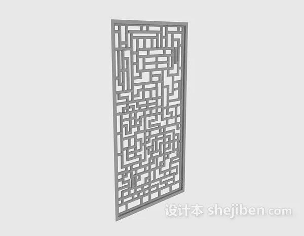 European Oval Frame Carved Style 3d model