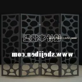 Screen Carving Chinese Design 3d model