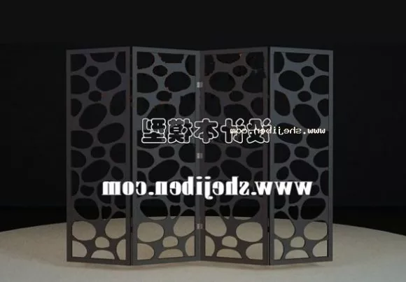 Steel Pattern Screen 3d model