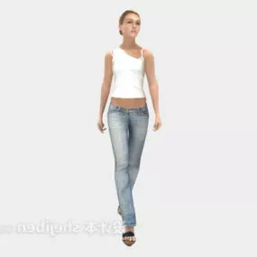 Fashion Women Figure 3d model