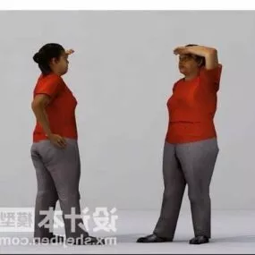 Fat Woman 3d model