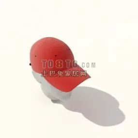 Red Hat 3d model
