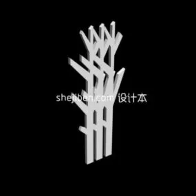 Clothing Hanger Set 3d model