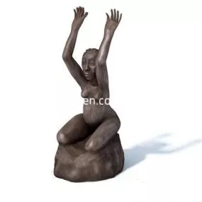 Figure Sculpture Decoration 3d model
