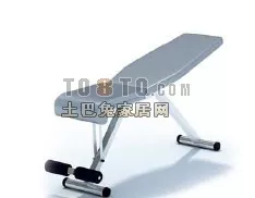 Fitness Equipment Bench 3d model
