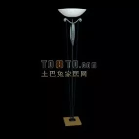 Floor Lamp Antique Column Lamp 3d model