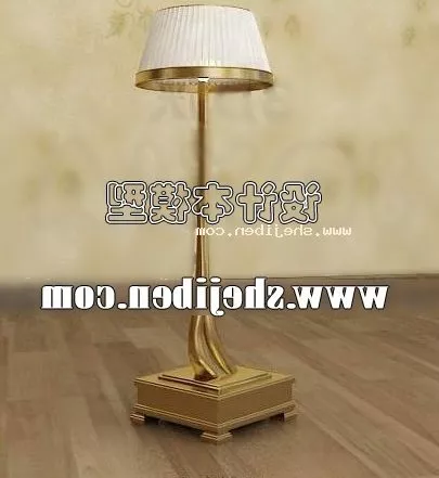 Ceiling Lamp Square Wooden Cover 3d model