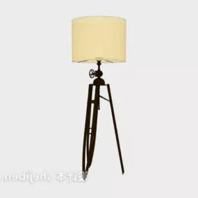Hotel Floor Lamp With Tripod Stand 3d model