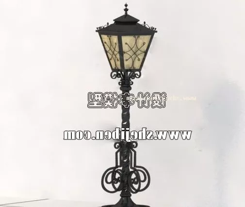Metal Floor Lamp Boutique Style 3d model Metal Floor Lamp Boutique Style 3d model
