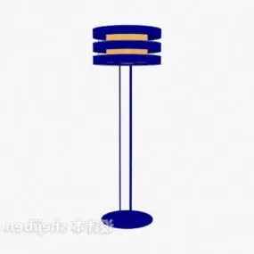 Blue Floor Lamp Lighting Fixtures 3d model