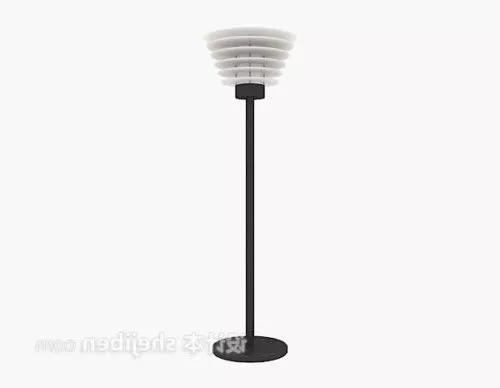 Floor Lamp Modern Black Iron 3d model Floor Lamp Modern Black Iron 3d model