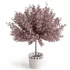 Small Flower Tree Decoration 3d model
