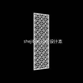 Flower Pattern Partition Divider 3d model