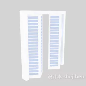 Folding Door Lowpoly 3d model