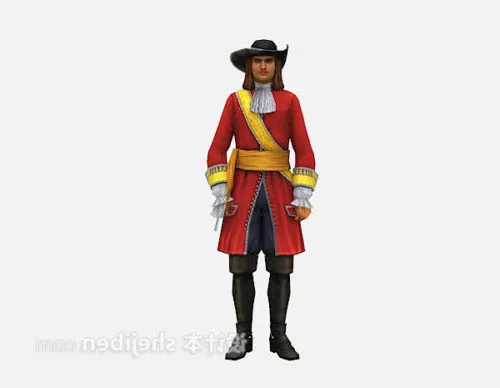 Ancient European Character 3d model Ancient European Character 3d model