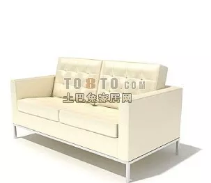 Sofa With Cloth 3d model