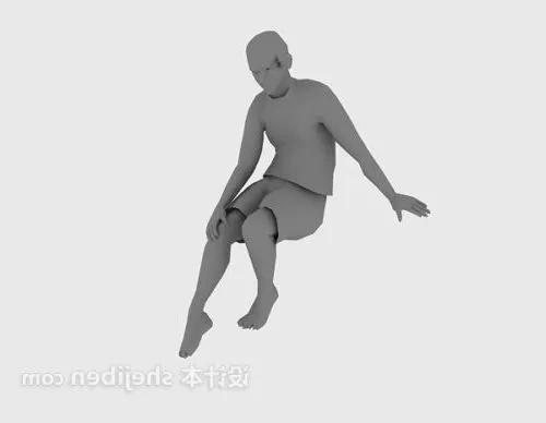 Super Warrior Man Character 3d model