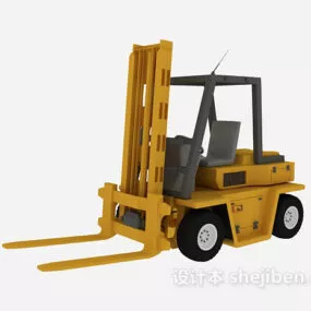 Realistic Forklift V1 3d model