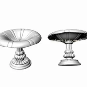 Stone Fountain European 3d model