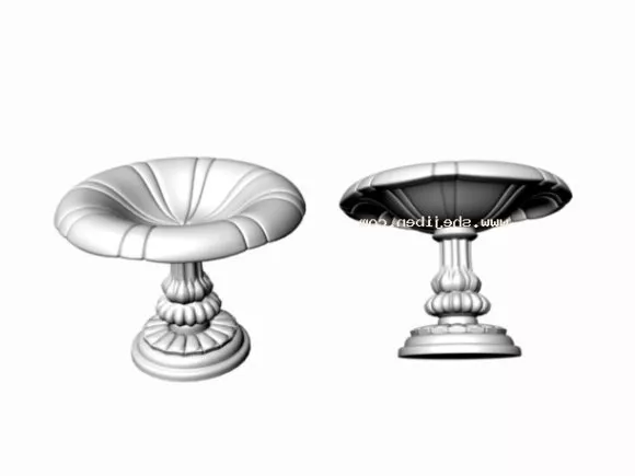 Dolphin Fountain 3d model