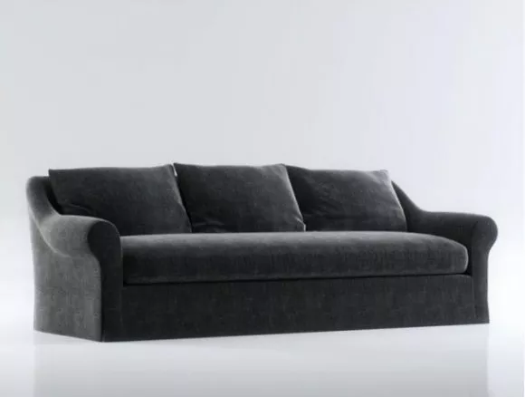 Three Person Sofa Leather 3d model Three Person Sofa Leather 3d model
