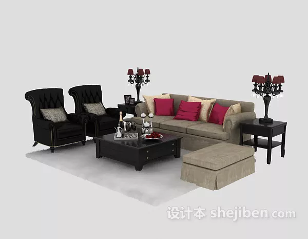 Slow Table Vray 3d model