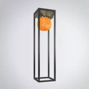 Chinese Retro Floor Lamp 3d model