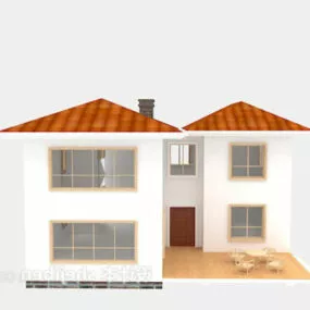 European Villa 3d model