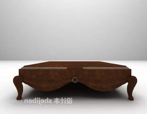 European Antique Coffee Table 3d model European Antique Coffee Table 3d model