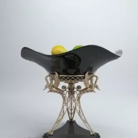 French Fruit Plate 3d model