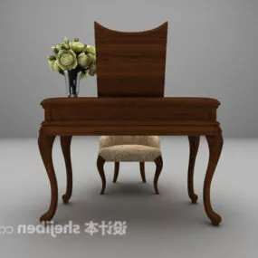 French Dresser 3d model