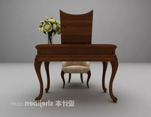 French Dresser 3d model French Dresser 3d model