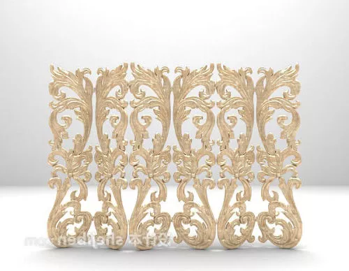 French Screen Furniture 3d model French Screen Furniture 3d model
