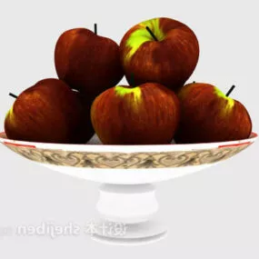Fruit Plate Apple 3d model
