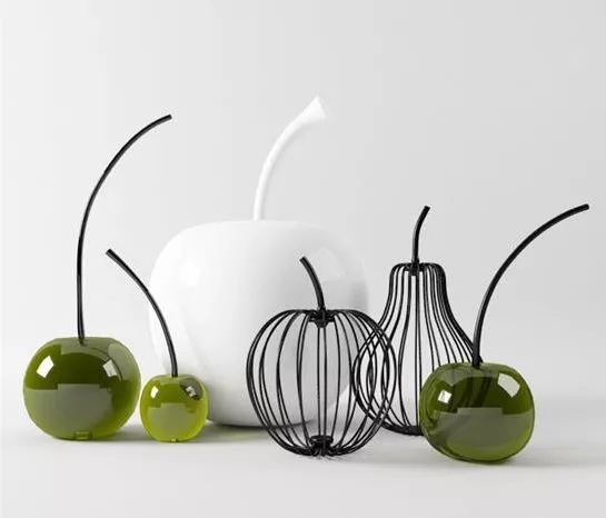 Fruit Vase Set 3d model Fruit Vase Set 3d model