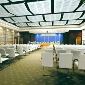 Conference Hall Space Interior 3d model
