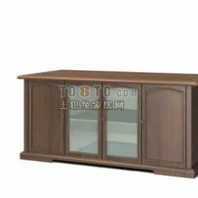 Furniture Room Low Cabinet 3d model