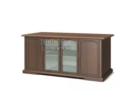 Pixel Furniture In Room Isometric 3d model