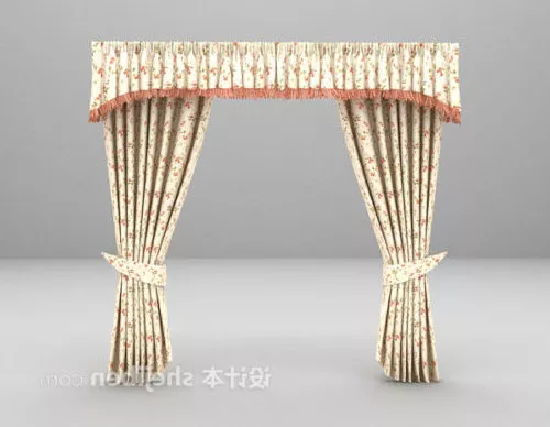 Purple Curtain Textiles 3d model