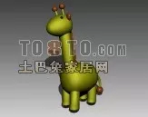 Giraffe Doll 3d model
