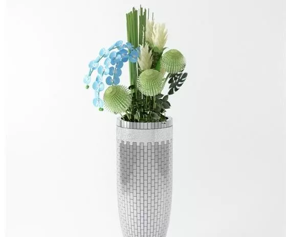 Minimalist Potted Plant 3d model