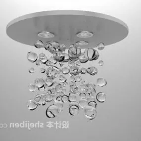Glass Pendant Lamp Lighting 3d model