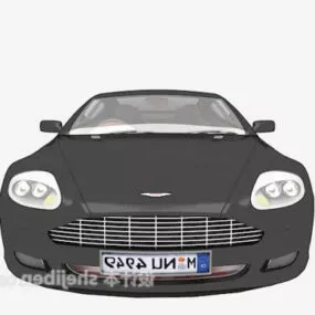 Sports Car Black Painted 3d model