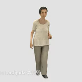 Grand Mother Character 3d model