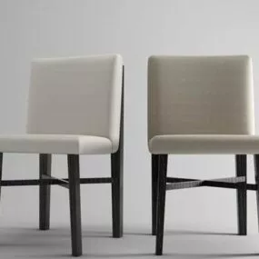 Restaurant Gray Chair 3d model