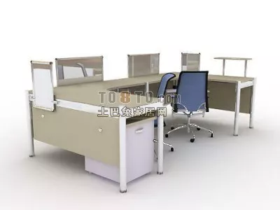 Elegant Single Chair On Wood Floor 3d model