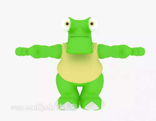 Plastic Airplane Toy 3d model