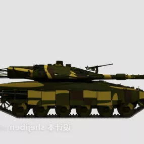Modern Military Tank Concept 3d model