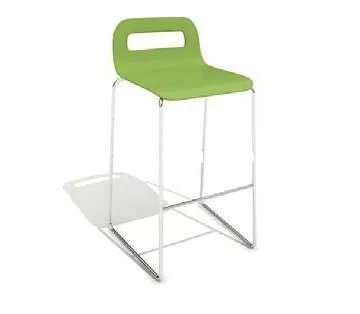 Bar Chair Wood Bar Frame 3d model