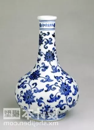 Glass Vase With Tiny Flower 3d model